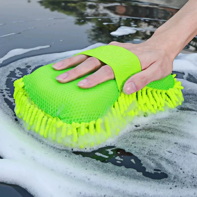 Éponge Microfibre Lavage Auto