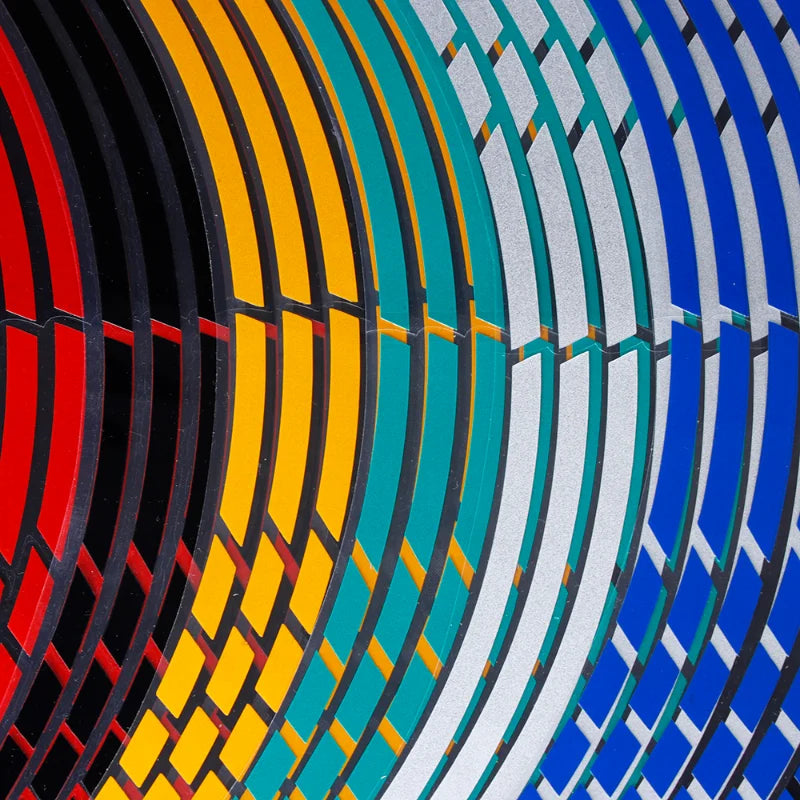 Reflective Rim Stickers — Motorcycle Decorative Strips
