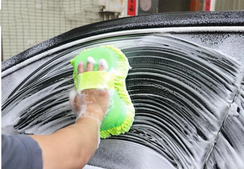 Éponge Microfibre Lavage Auto
