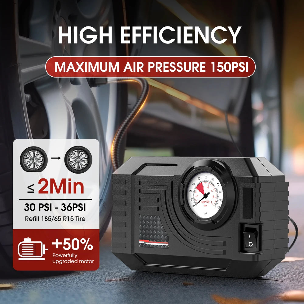 Gonfleur de Pneu Portable Électrique