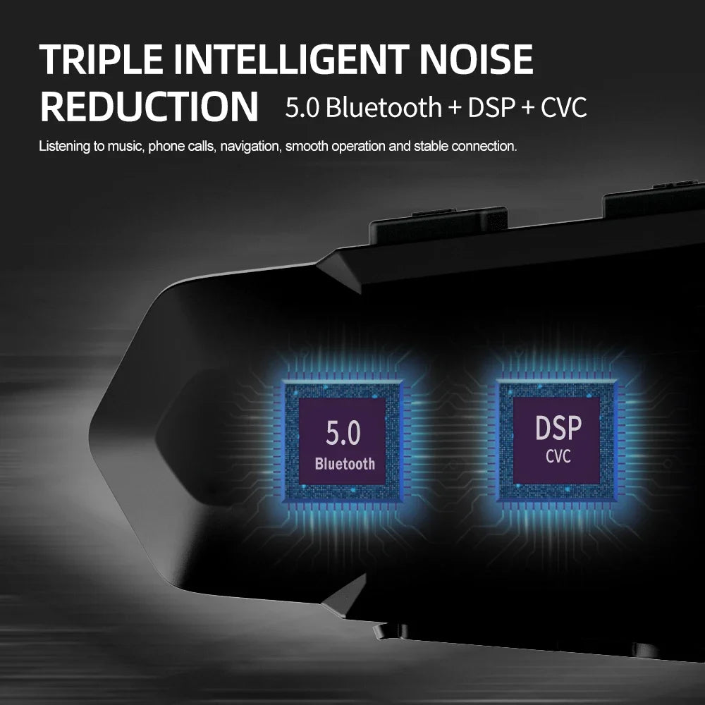Intercom Bluetooth Moto Duo 1000m