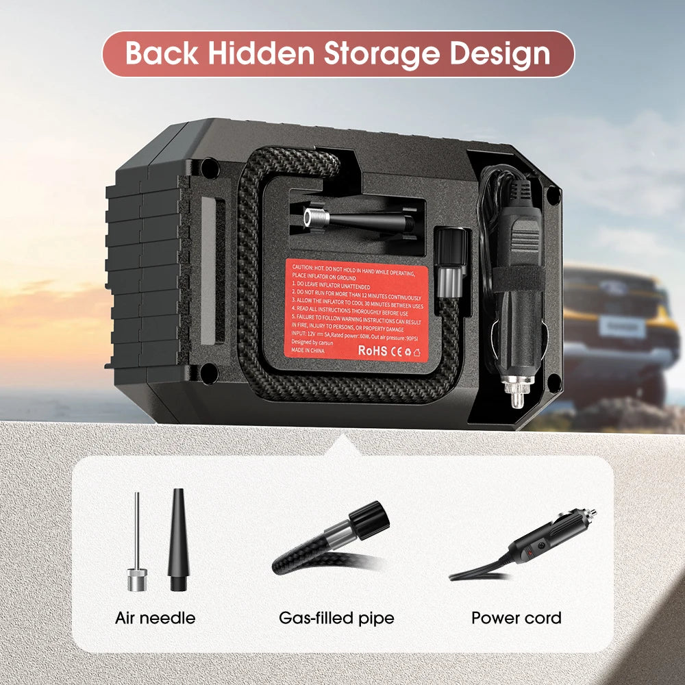 Gonfleur de Pneu Portable Électrique