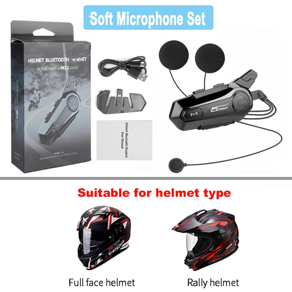 Intercom Bluetooth Moto Duo 1000m