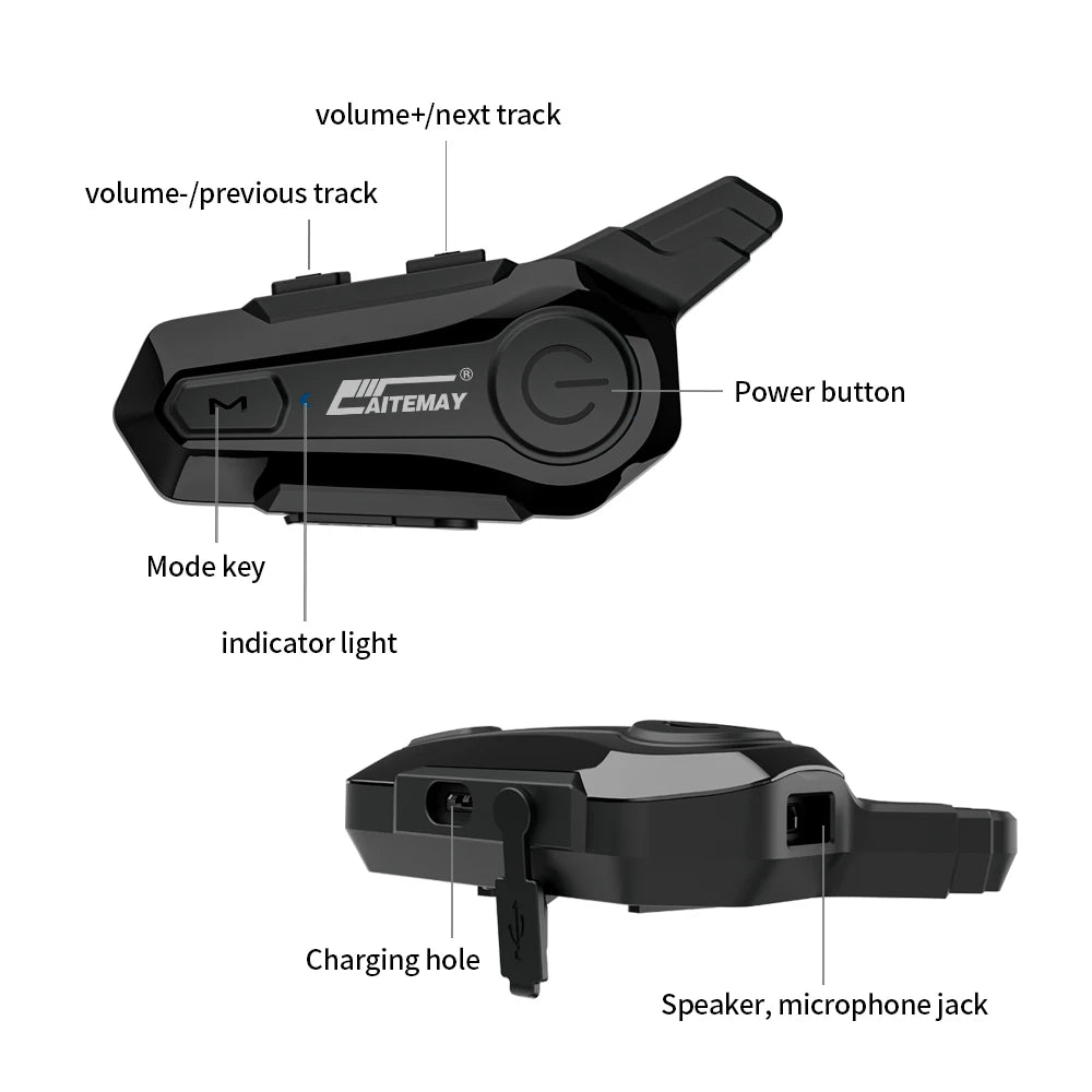 Intercom Bluetooth Moto Duo 1000m