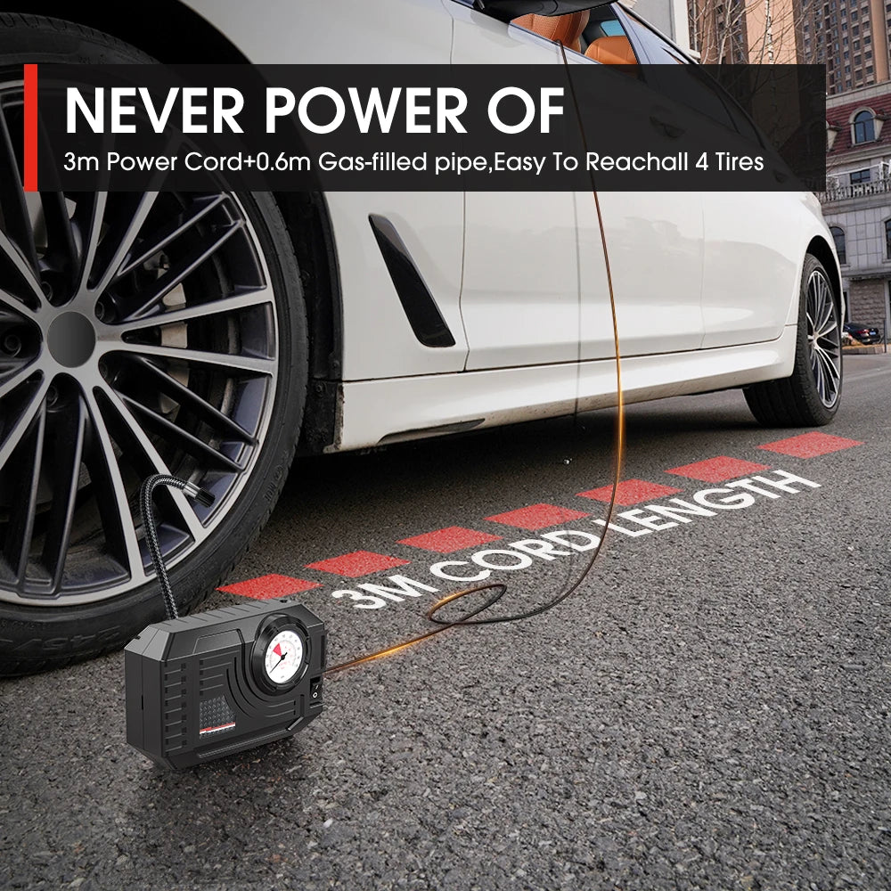 Gonfleur de Pneu Portable Électrique
