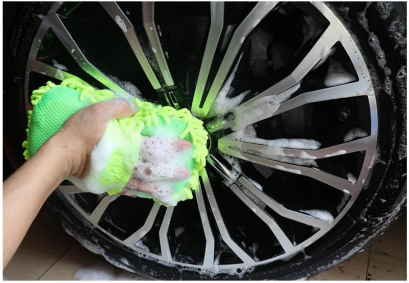 Éponge Microfibre Lavage Auto