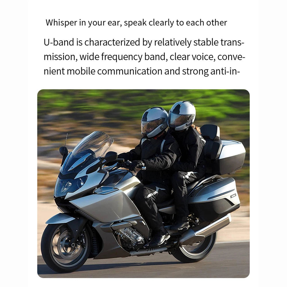 Intercom Bluetooth Moto Duo 1000m