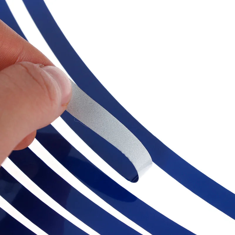 Reflective Rim Stickers — Motorcycle Decorative Strips