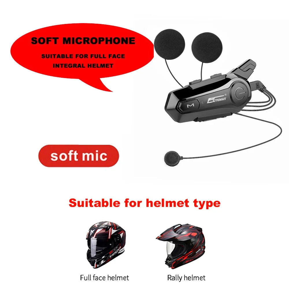 Intercom Bluetooth Moto Duo 1000m